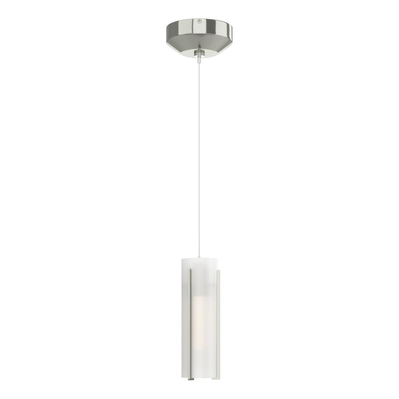 Hubbardton Forge 161180-SKT-STND-85-GG0065 One Light Mini Pendant, Sterling