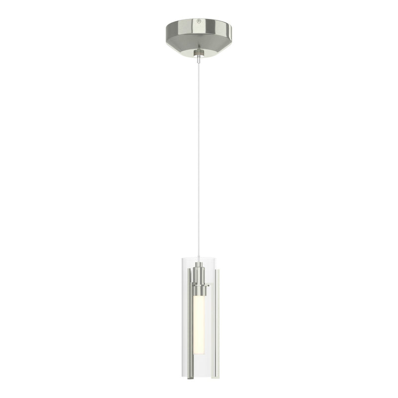 Hubbardton Forge 161180-SKT-STND-85-ZM0065 One Light Mini Pendant, Sterling