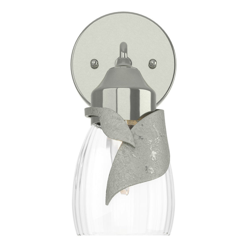 Hubbardton Forge 201350-SKT-85-LL0330 One Light Bath Sconce, Sterling