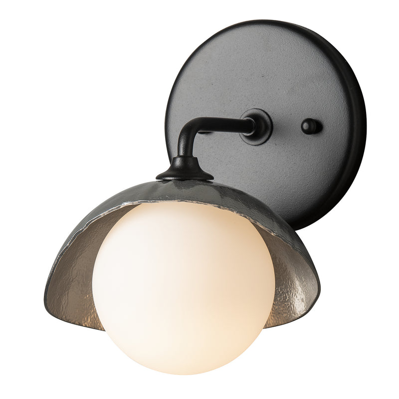 Hubbardton Forge 201372-SKT-10-85-GG0711 One Light Bath Sconce, Black