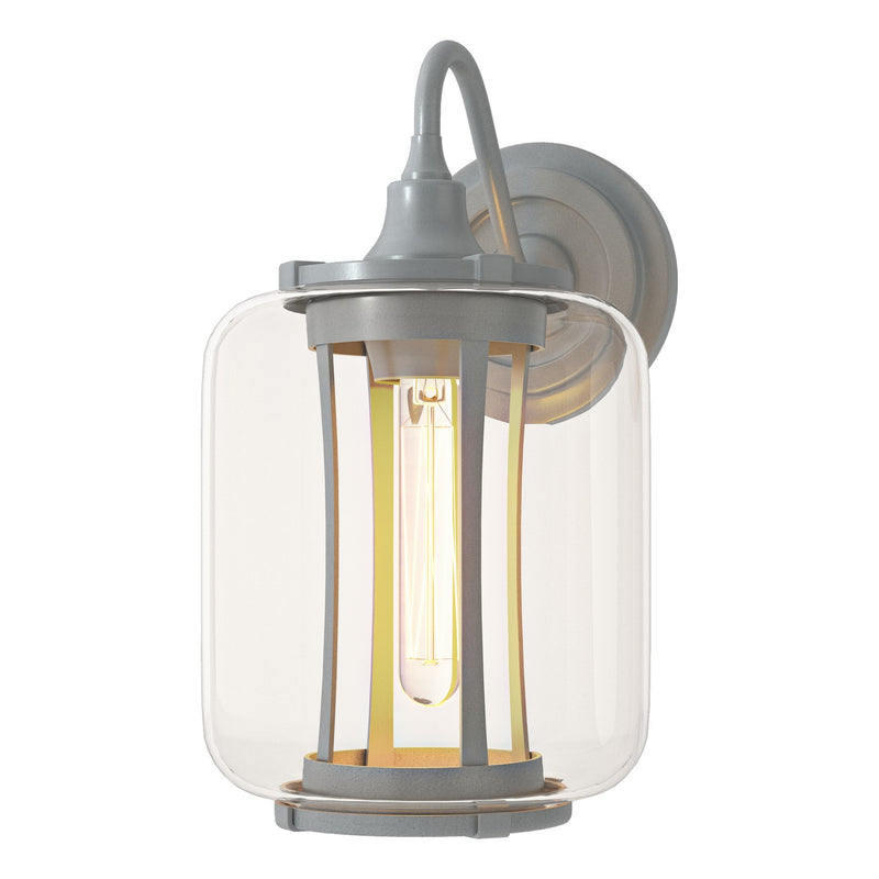 Hubbardton Forge 302551-SKT-78-ZM0723 One Light Outdoor Wall Sconce, Coastal Burnished Steel