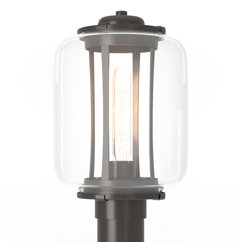 Hubbardton Forge 342553-SKT-14-ZM0724 One Light Outdoor Post Mount, Coastal Oil Rubbed Bronze