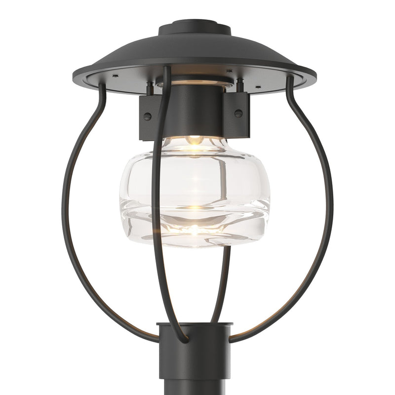 Hubbardton Forge 344810-SKT-80-ZM0447 One Light Outdoor Post Mount, Coastal Black