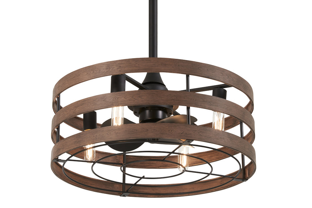 Minka Aire F631L-CL/DK 26" Ceiling Fan, Coal