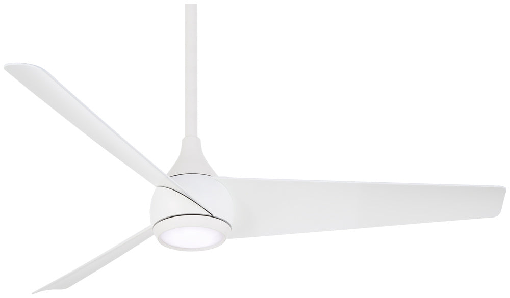 Minka Aire F678L-WHF 52" Ceiling Fan, Flat White