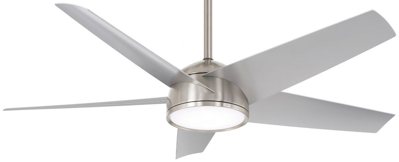 Minka Aire F781L-BNW 58"Outdoor Ceiling Fan, Brushed Nickel