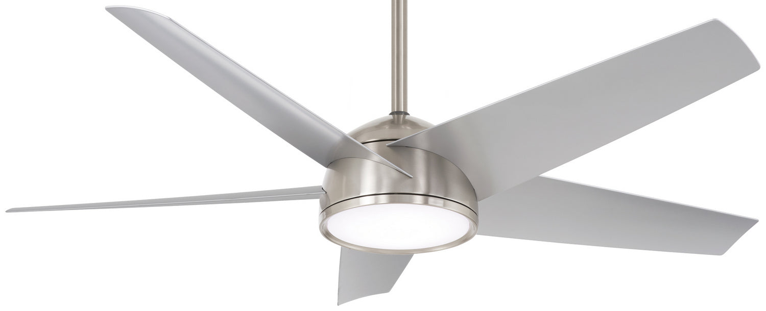 Minka Aire F781L-BNW 58"Outdoor Ceiling Fan, Brushed Nickel