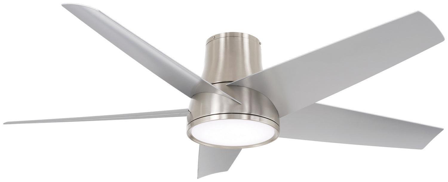 Minka Aire F782L-BNW 58"Outdoor Ceiling Fan, Brushed Nickel Wet