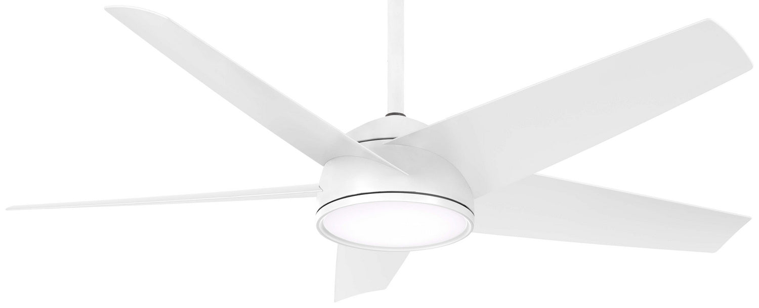 Minka Aire F781L-WHF 58"Outdoor Ceiling Fan, Flat White