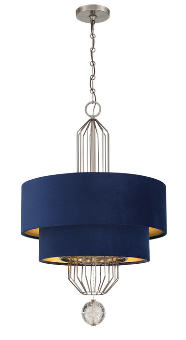 Metropolitan N7338-889 Eight Light Pendant, Aged Antique Nickel