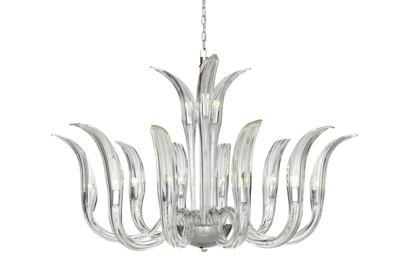 Metropolitan N9313 13 Light Chandelier, Polished Nickel