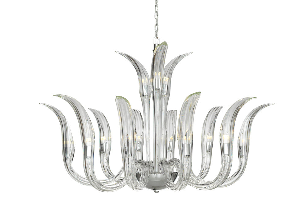 Metropolitan N9313 13 Light Chandelier, Polished Nickel