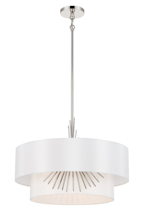 George Kovacs P5393-613 Three Light Pendant, Polished Nickel
