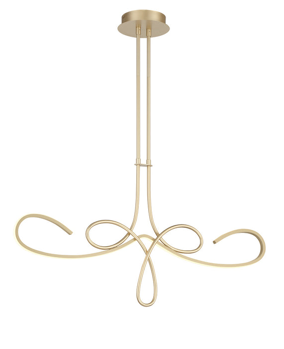 George Kovacs P5435-697-L LED Island Pendant, Soft Gold