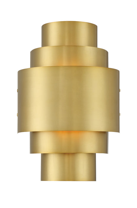 Minka-Lavery 2532-695 Two Light Wall Sconce, Soft Brass