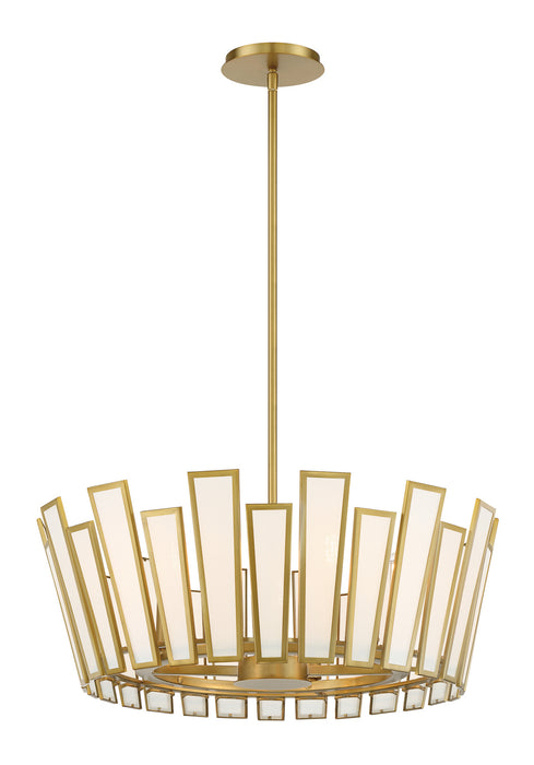 Minka-Lavery 2675-695 Five Light Pendant, Soft Brass