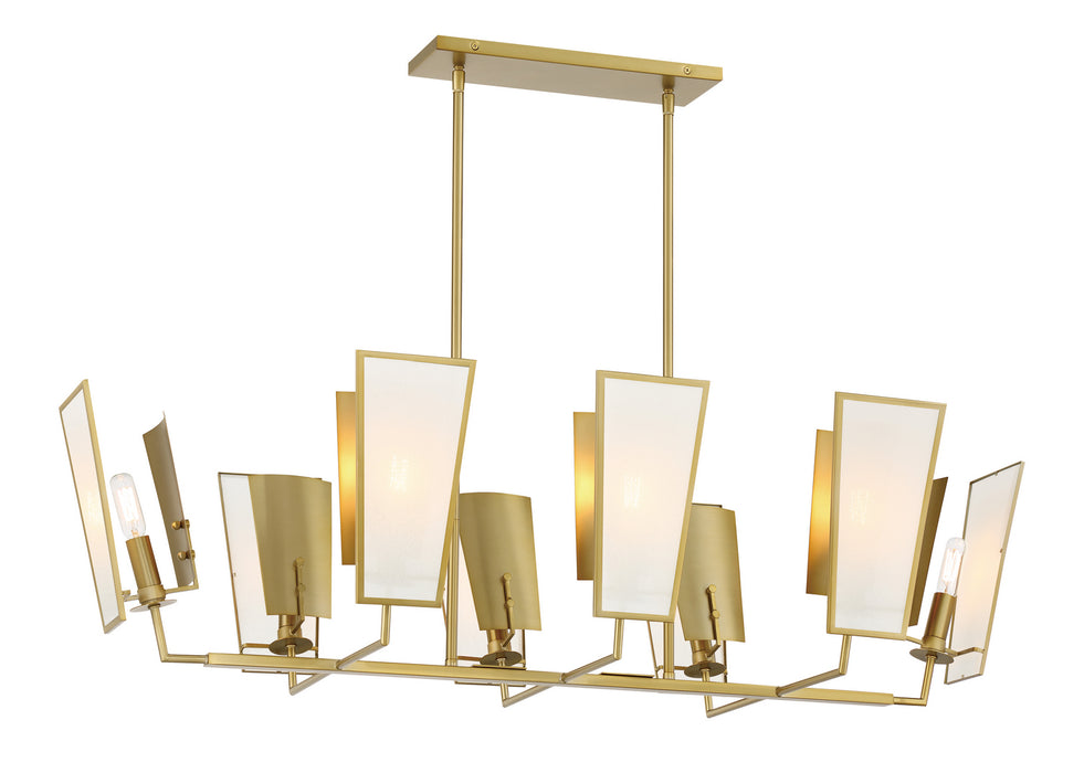 Minka-Lavery 2679-695 Eight Light Island Pendant, Soft Brass