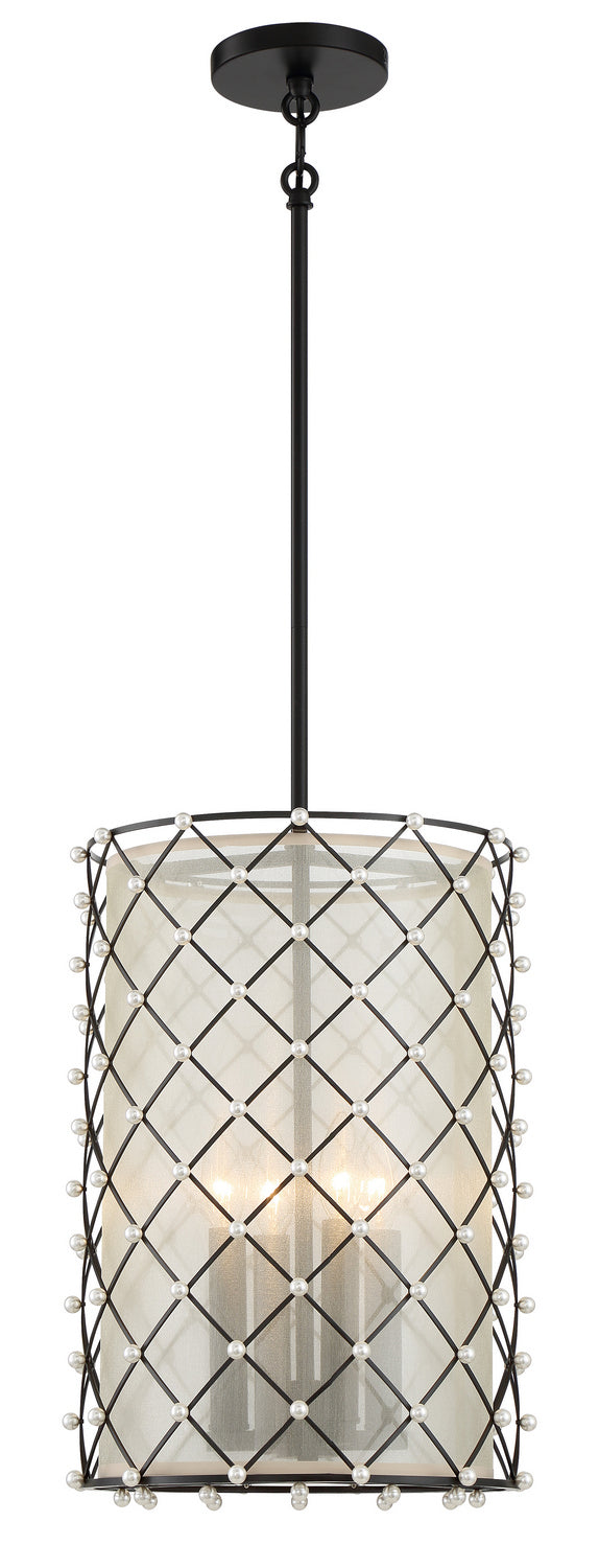 Minka-Lavery 2863-66A Four Light Pendant, Coal