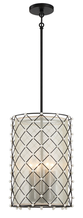 Minka-Lavery 2863-66A Four Light Pendant, Coal
