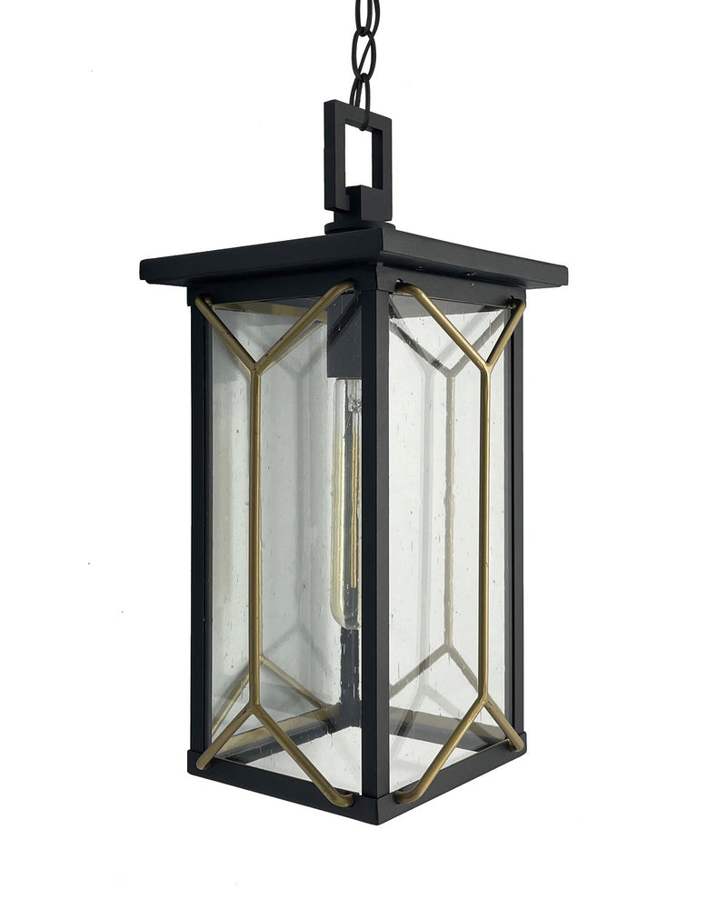 Minka-Lavery 72804-727 One Light Chain Hung, Sand Coal And Mystic Gold