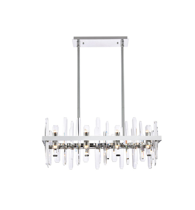 Elegant Lighting 2200G30C 16 Light Chandelier, Chrome