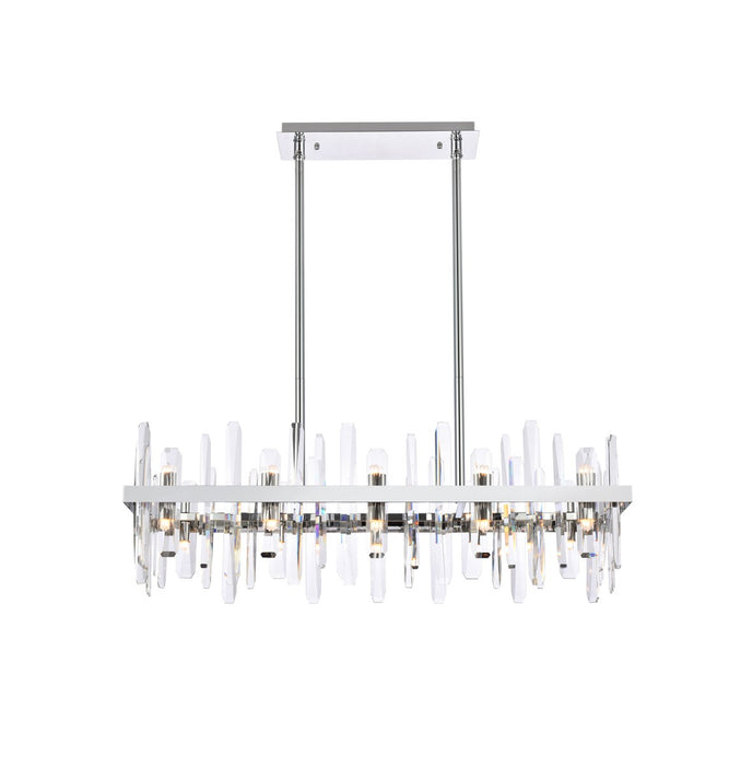 Elegant Lighting 2200G36C 20 Light Chandelier, Chrome