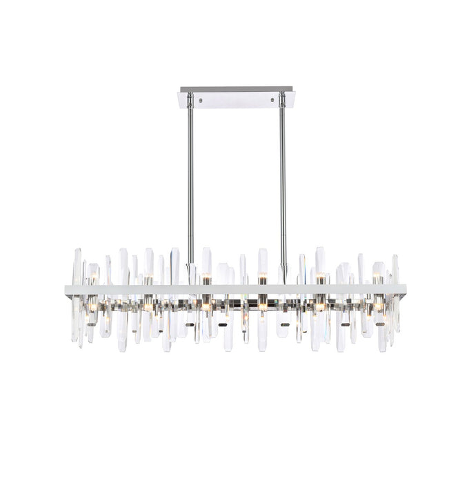 Elegant Lighting 2200G42C 24 Light Chandelier, Chrome