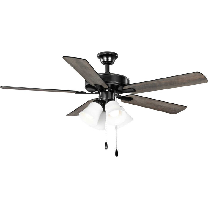 Progress Lighting P250077-31M-WB 52" Ceiling Fan, Matte Black