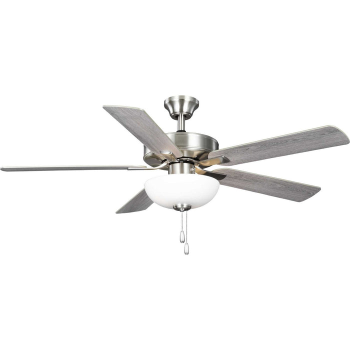 Progress Lighting P250078-009-WB 52" Ceiling Fan, Brushed Nickel