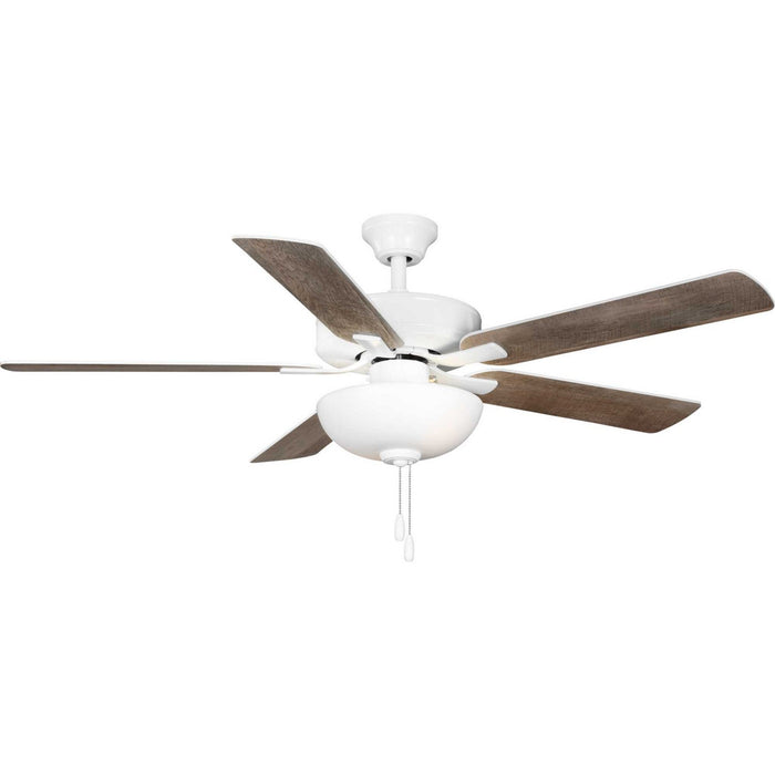 Progress Lighting P250078-030-WB 52" Ceiling Fan, White