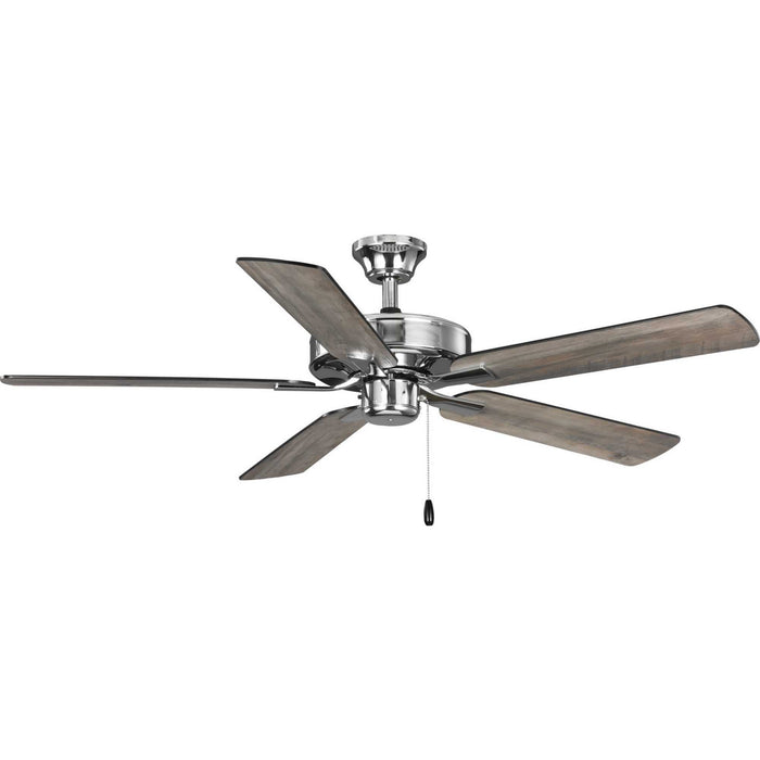 Progress Lighting P250080-015 52" Ceiling Fan, Polished Chrome
