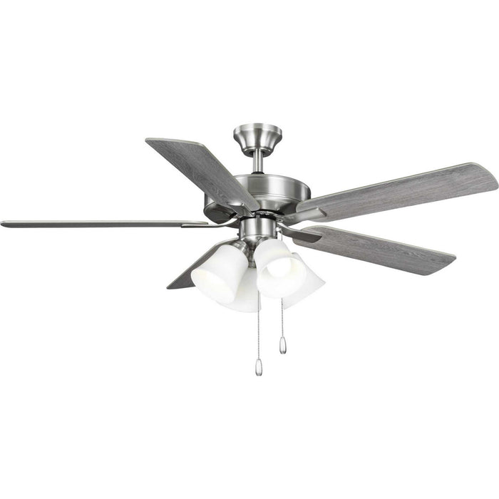 Progress Lighting P250081-009-WB 52" Ceiling Fan, Brushed Nickel