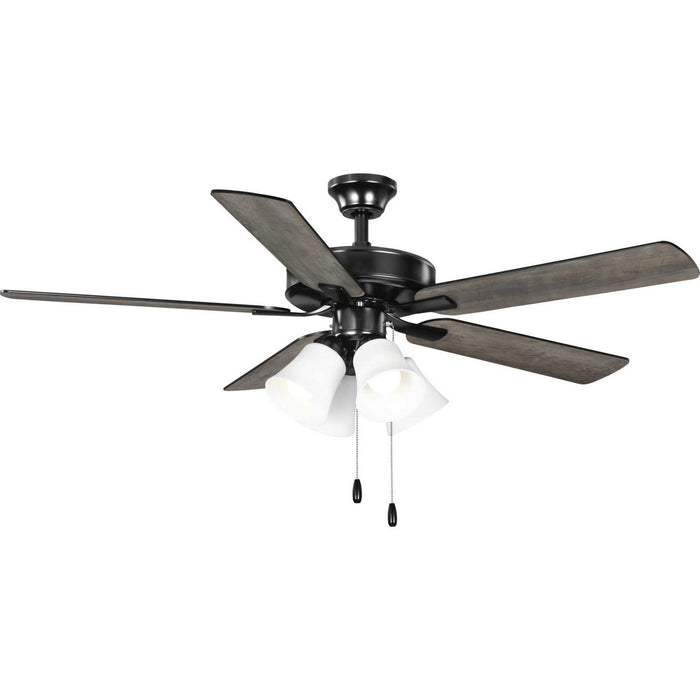 Progress Lighting P250081-31M-WB 52" Ceiling Fan, Matte Black