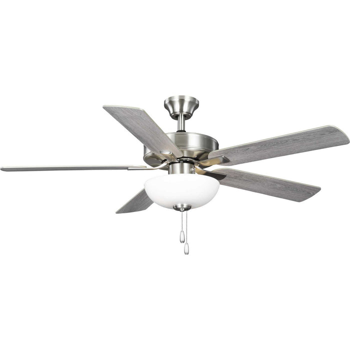 Progress Lighting P250082-009-WB 52" Ceiling Fan, Brushed Nickel