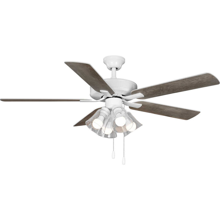 Progress Lighting P250085-030-WB 52" Ceiling Fan, White