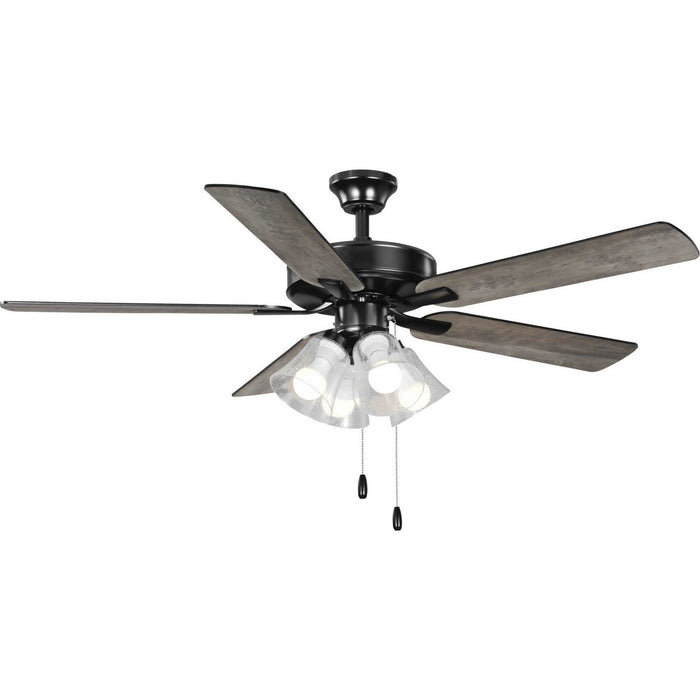 Progress Lighting P250085-31M-WB 52" Ceiling Fan, Matte Black