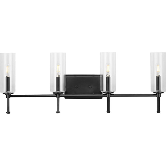 Progress Lighting P300359-31M Four Light Bath Vanity, Matte Black