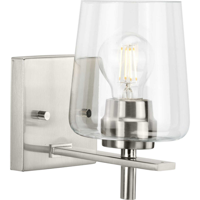 Progress Lighting P300360-009 One Light Bath Vanity, Brushed Nickel