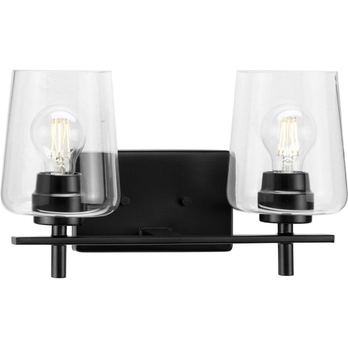 Progress Lighting P300361-31M Two Light Bath Vanity, Matte Black