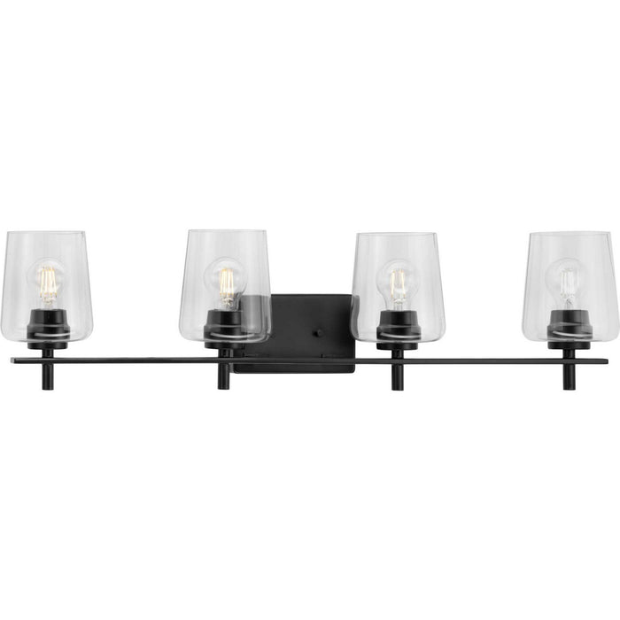 Progress Lighting P300363-31M Four Light Bath Vanity, Matte Black