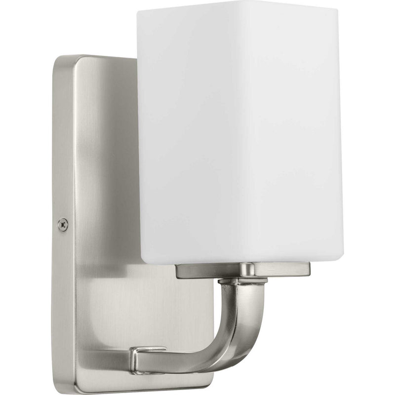 Progress Lighting P300368-009 One Light Bath Vanity, Brushed Nickel