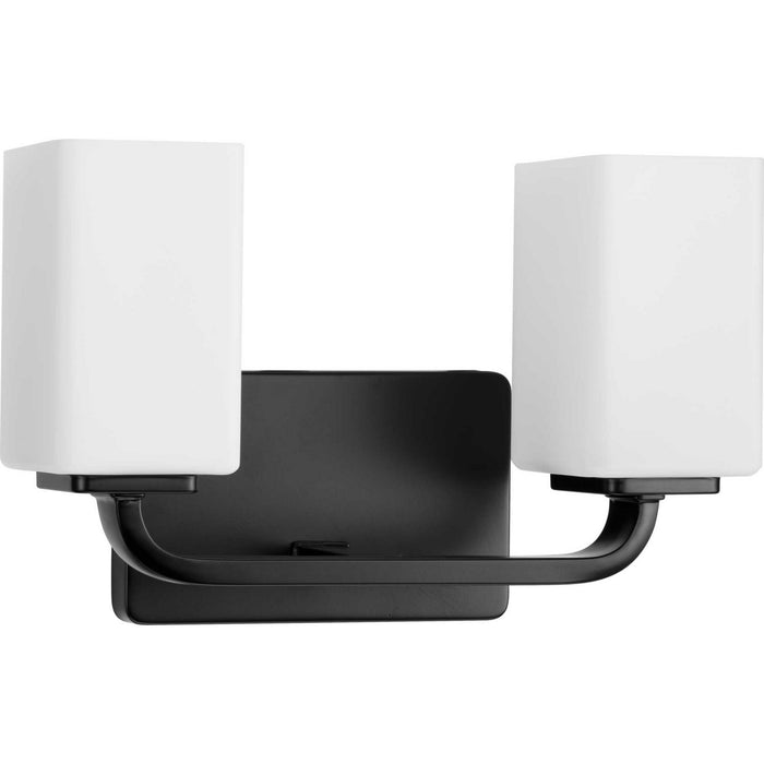 Progress Lighting P300369-31M Two Light Bath Vanity, Matte Black