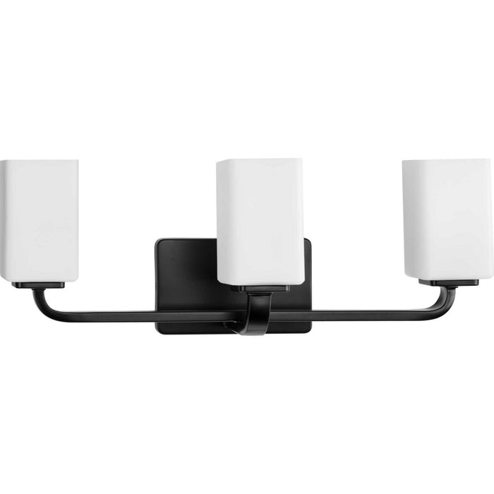 Progress Lighting P300370-31M Three Light Bath Vanity, Matte Black