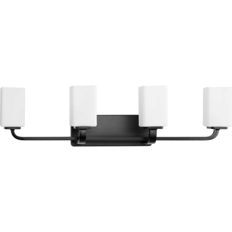 Progress Lighting P300371-31M Four Light Bath Vanity, Matte Black
