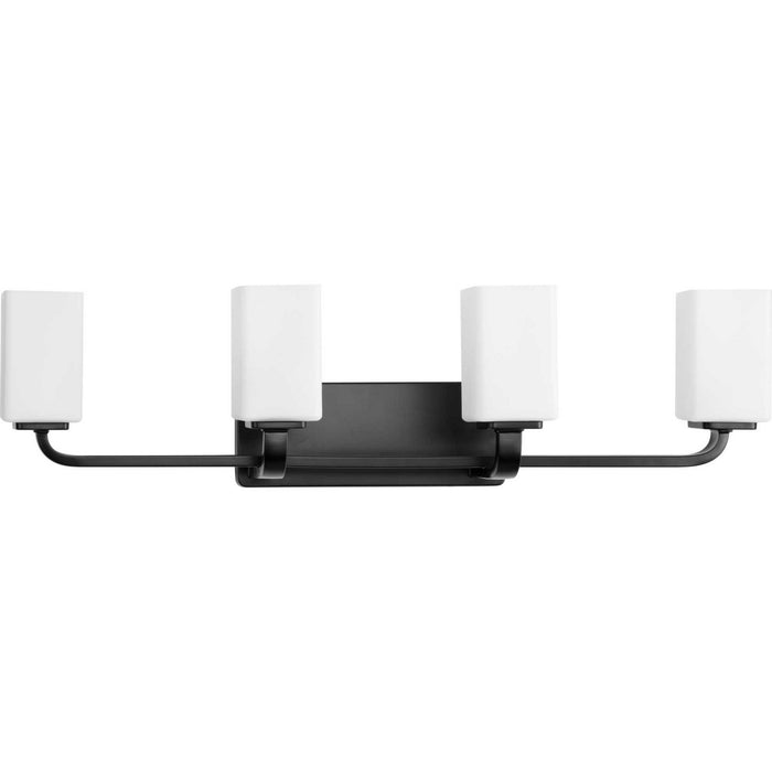 Progress Lighting P300371-31M Four Light Bath Vanity, Matte Black