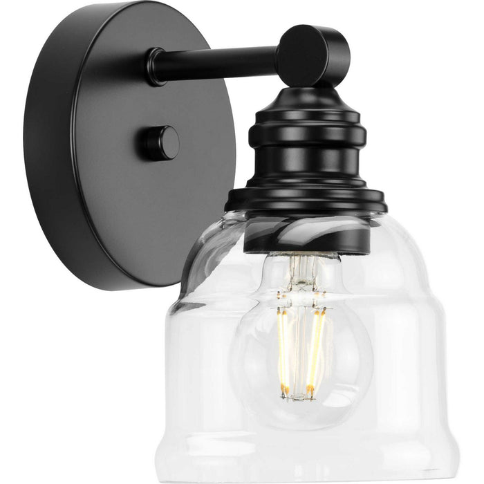 Progress Lighting P300373-31M One Light Bath Vanity, Matte Black