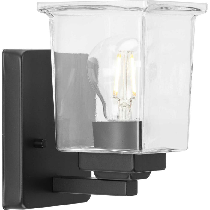 Progress Lighting P300377-31M One Light Bath Vanity, Matte Black