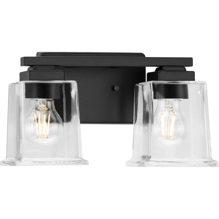Progress Lighting P300378-31M Two Light Bath Vanity, Matte Black