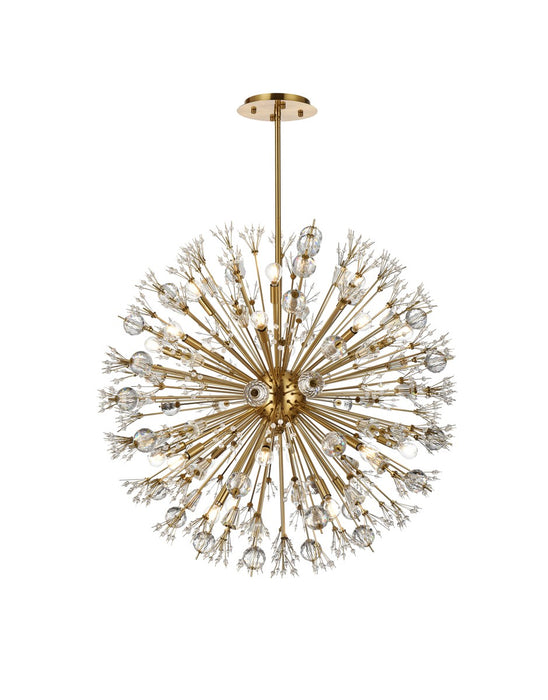 Elegant Lighting 2500D38SG 24 Light Pendant, Gold