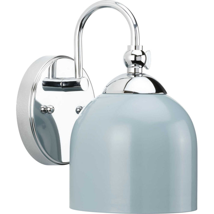 Progress Lighting P300381-015 One Light Bath Vanity, Polished Chrome